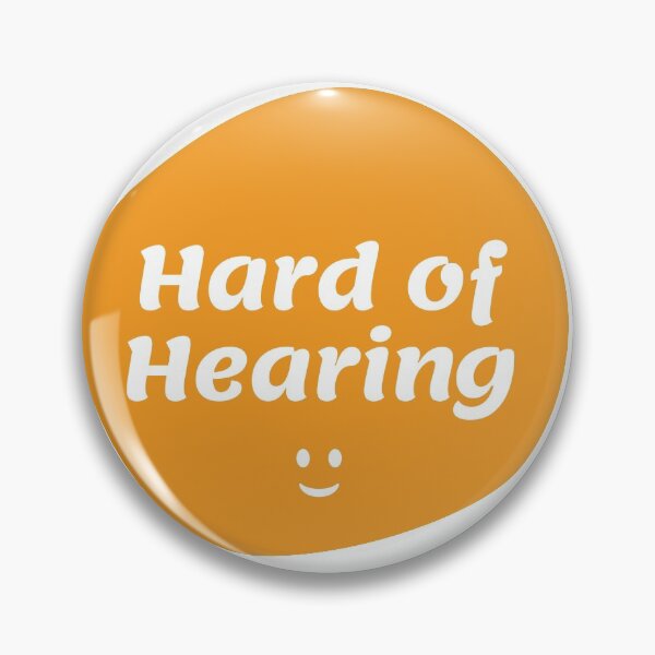 Item preview, Hard of hearing sticker designed and sold by MariusMunteanu.
