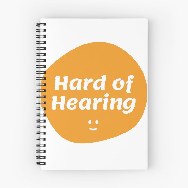 Item preview, Hard of hearing sticker designed and sold by MariusMunteanu.