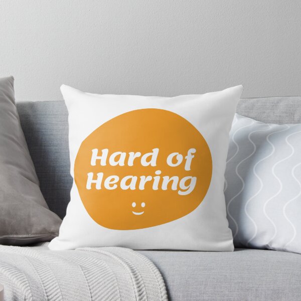 Item preview, Hard of hearing sticker designed and sold by MariusMunteanu.