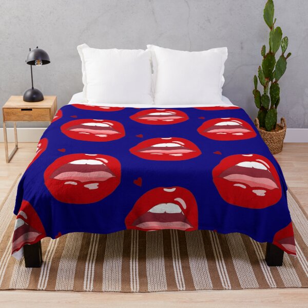 Item preview, Sexy red lips and tongue designed and sold by orangerinka.