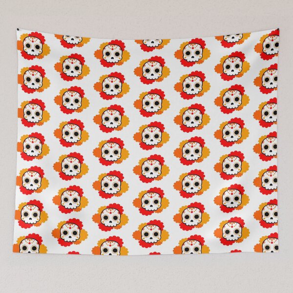 Item preview, Fire sugarskull designed and sold by josiehpersson.