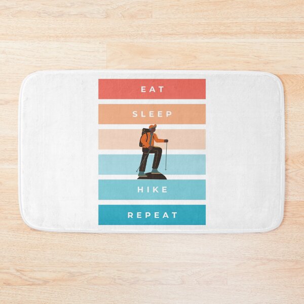 Artikelvorschau, Eat Sleep Hike Repeat entworfen und verkauft von BahiaStyle.