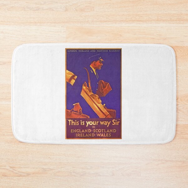 Item preview, Vintage LMS railway advert designed and sold by Random Railways.