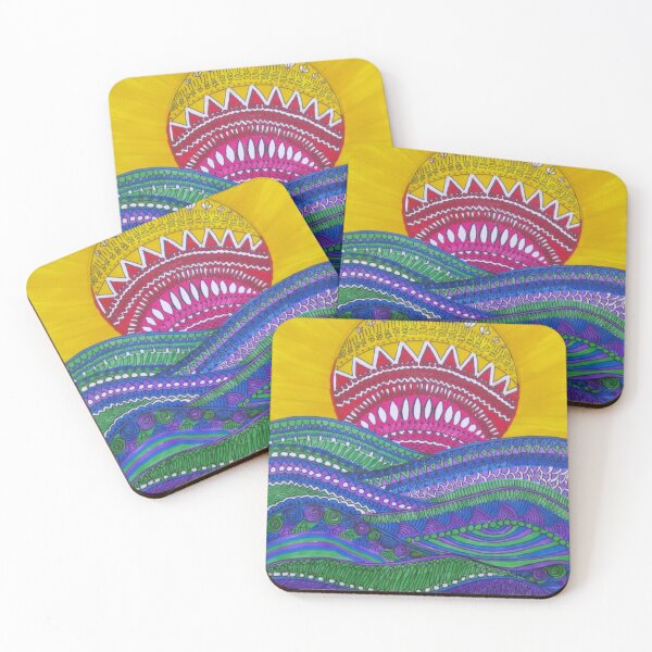 Item preview, Sunrise among the waves designed and sold by Nive-Arte.
