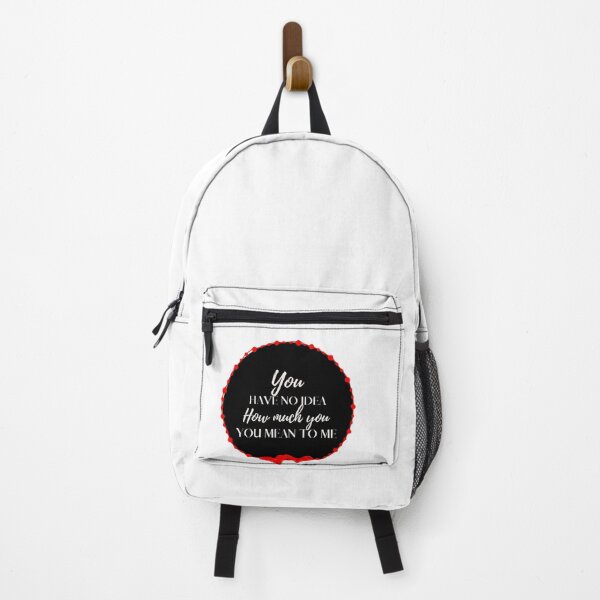 Item preview, You Have No Idea How Much You Mean To Me Hearts Black & Red designed and sold by diverseidentity.