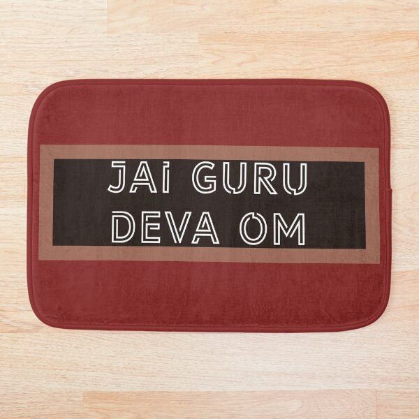 Item preview, Jai Guru Deva Om designed and sold by QuotesDogma.