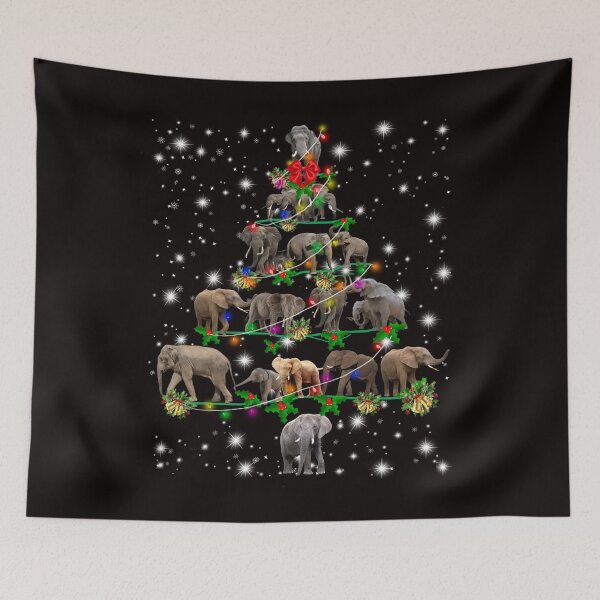 Item preview, Funny Christmas Elephant Lovers Gift designed and sold by RessieSmitham.