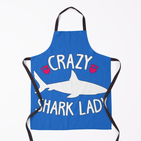 Item preview, CRAZY SHARK LADY designed and sold by AlexFLee.