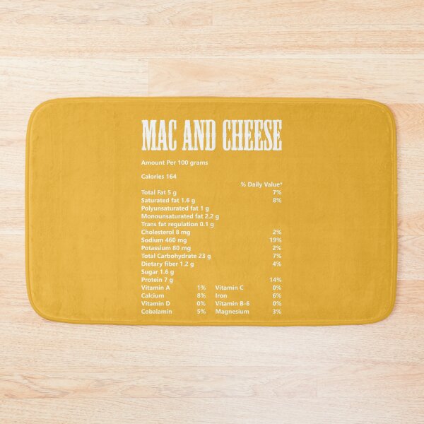 Item preview, Mac and Cheese Nutrition Facts designed and sold by hockeng.