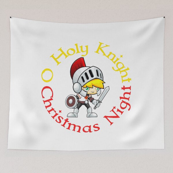 Item preview, O HOLY KNIGHT CHRISTMAS NIGHT Winter Fall Design designed and sold by LevelUpMerch.