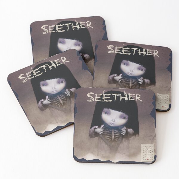 Item preview,   Seether Fashion Shirts Black Summer Custom Short Sleeve Tee Top designed and sold by CrollechJanokn.