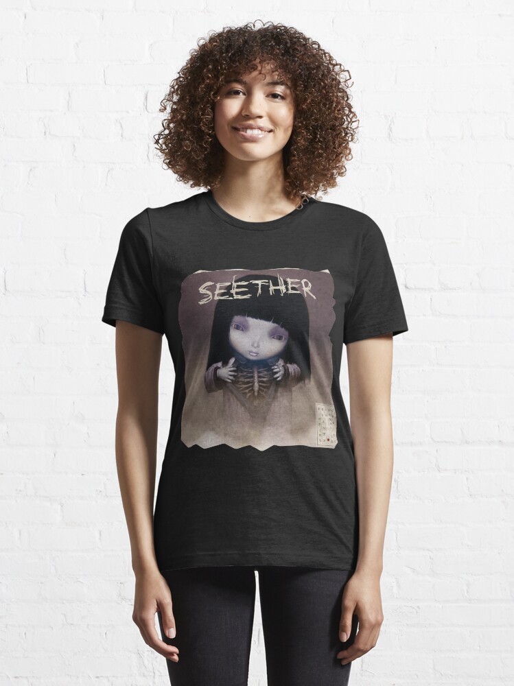 Seether Fashion Shirts Black Summer Custom Short Sleeve Tee Top