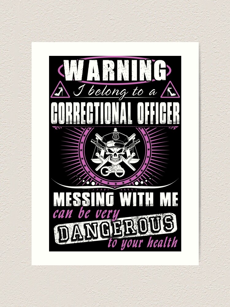 "correctional officer retirement Correctional Officer Prayer Correction" Art Print by
