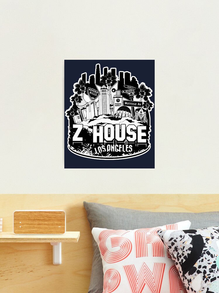 Z House Hollywood Los Angeles Cotton Graphic T-Shirt Essential T