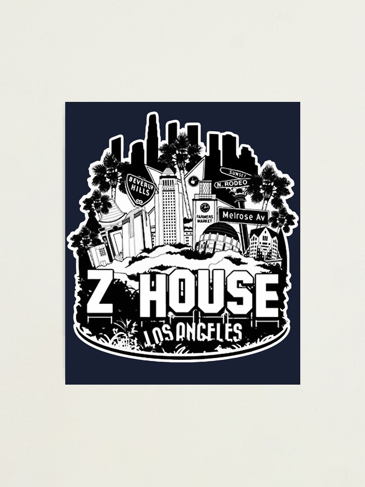 Z House Hollywood Los Angeles Cotton Graphic T-Shirt Essential T-Shirt for  Sale by CrollechJanokn