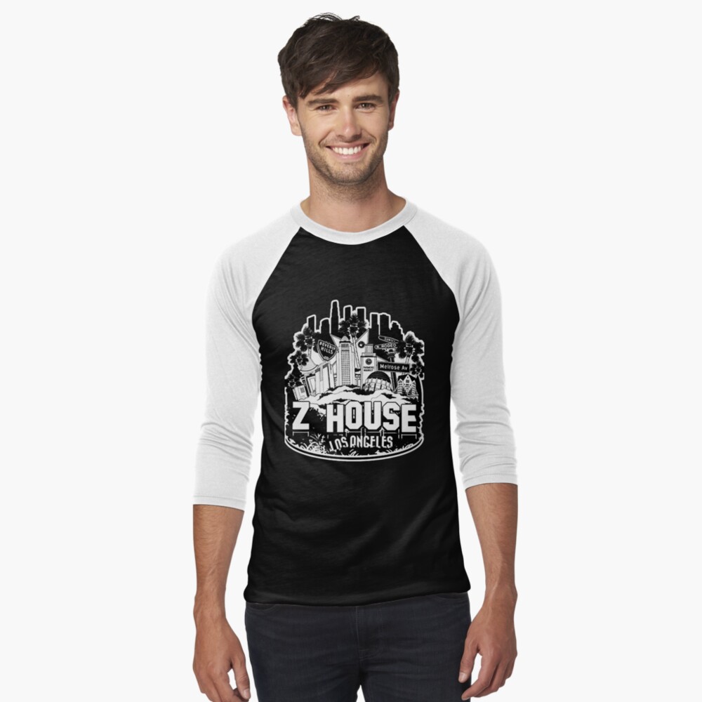 Z House Hollywood Los Angeles Cotton Graphic T-Shirt Essential T