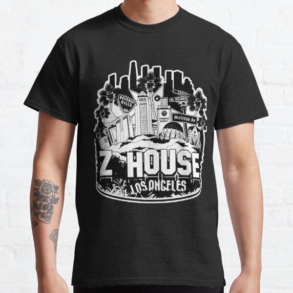 Z House Hollywood Los Angeles Cotton Graphic T-Shirt Essential T