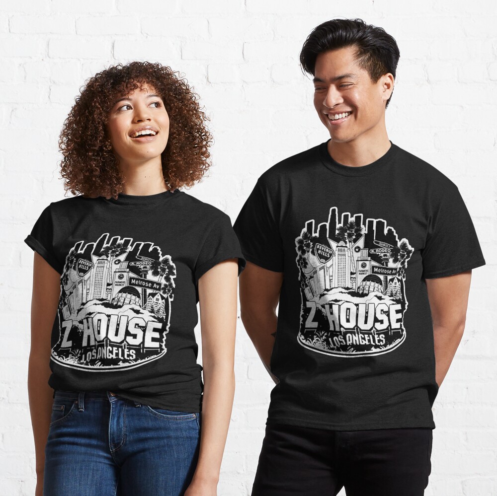 Z House Hollywood Los Angeles Cotton Graphic T-Shirt Essential T-Shirt for  Sale by CrollechJanokn