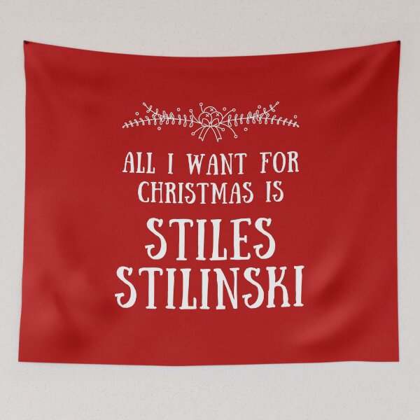 Item preview, All I want For Christmas Is Stiles Stilinski designed and sold by m95sim.