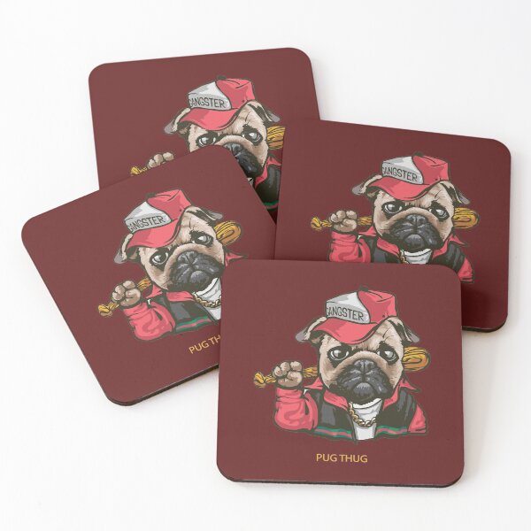 Item preview, Pug Thug designed and sold by wazoosi.