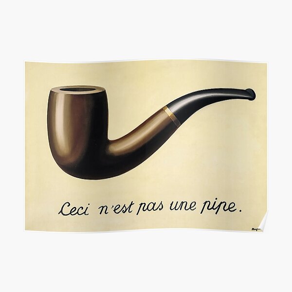 Der Verrat der Bilder Rene Magritte Poster