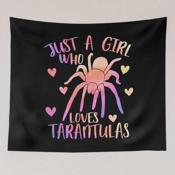 Aperçu de l'œuvre Juste une fille qui aime les tarentules créée et vendue par PrettyPittie Shop.