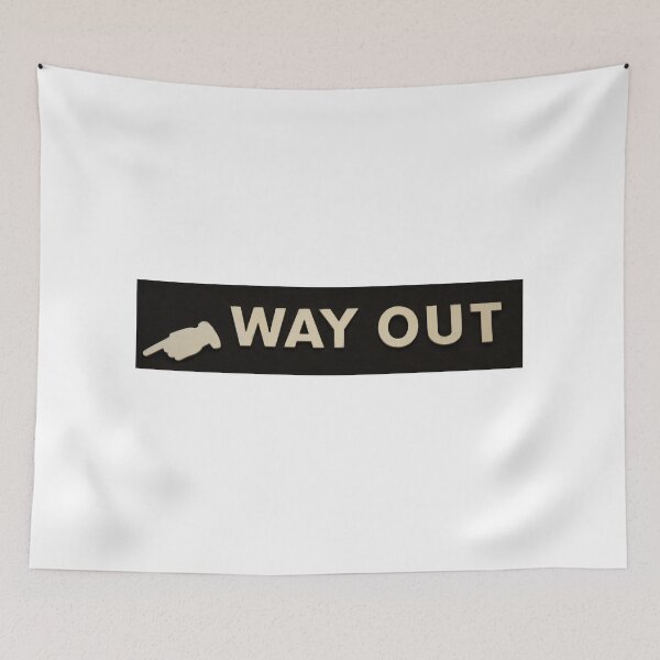 Item preview, Vintage Railway Way Out Sign designed and sold by Random Railways.
