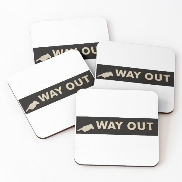 Item preview, Vintage Railway Way Out Sign designed and sold by Random Railways.