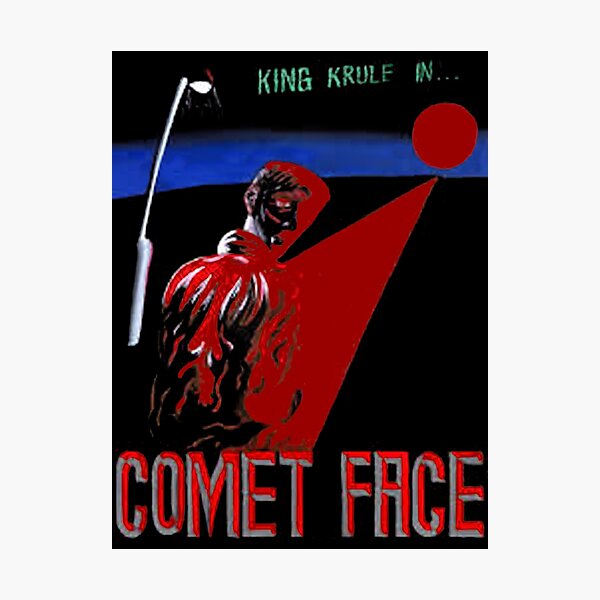 King Krule King with Face Comet Photographic Print