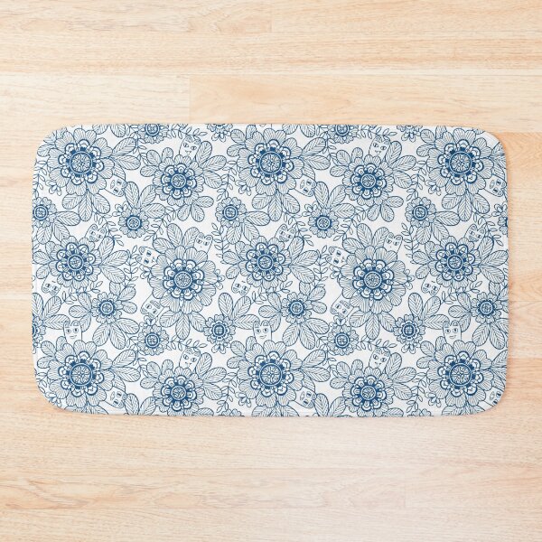 Item preview, Little naughty garden creatures - blue and white designed and sold by Simut-P.