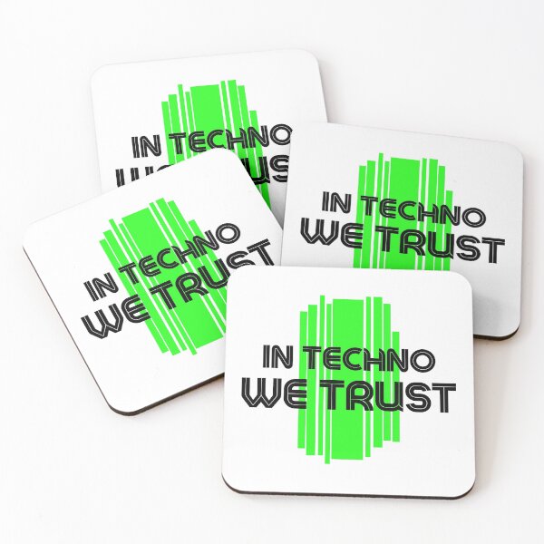 Item preview, In techno we Trust Green2 designed and sold by kyds.