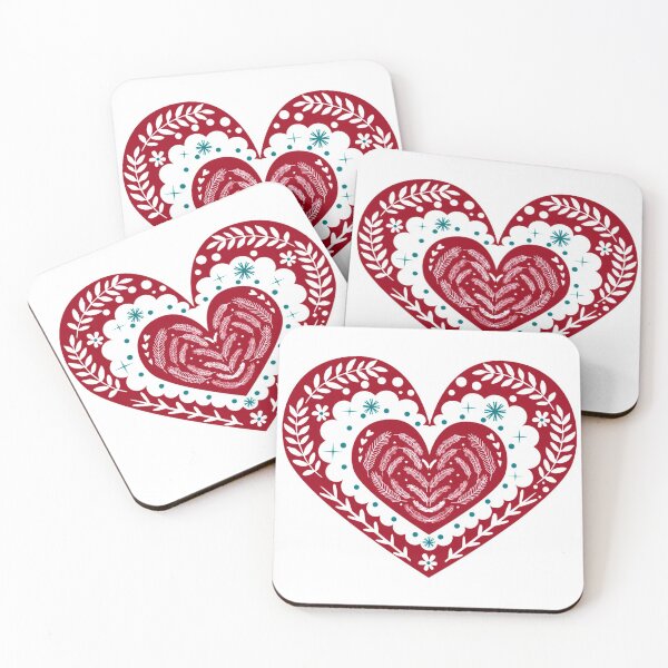 Item preview, Scandi Hygge Christmas Heart designed and sold by KATZEI.