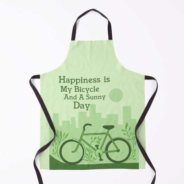 Item preview, Happiness is my bicycle and a sunny day designed and sold by della95.