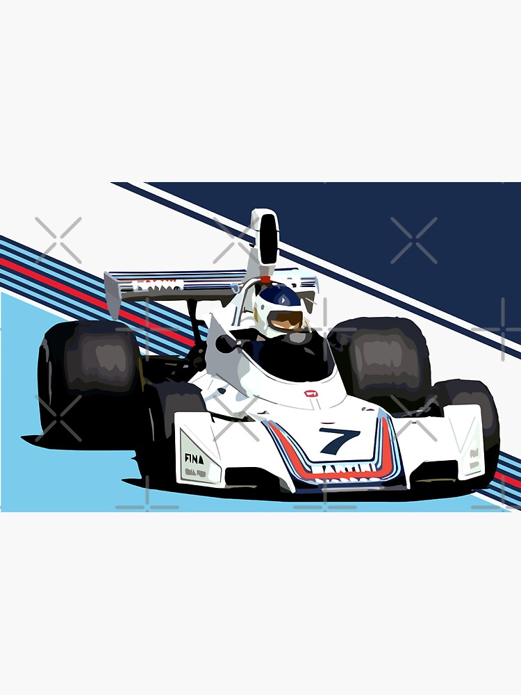 Brabham BT44B Sticker for Sale by FromThe8Tees