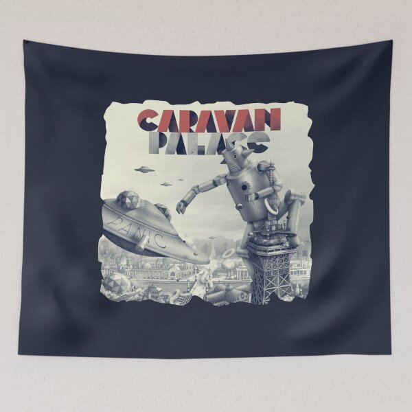 Item preview,  Caravan Palace Panic Womens Thin Long Sleeve Sweatshirts Simple Black designed and sold by CrollechJanokn.