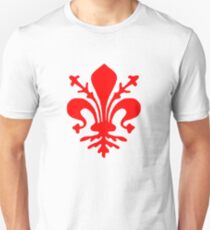 Florenz Flagge Slim Fit T-Shirt