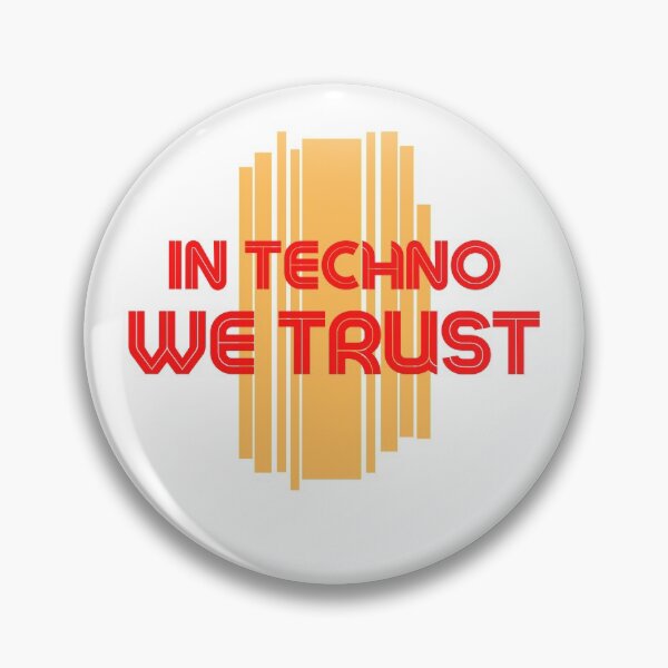 Item preview,  In techno we Trust Red Orange designed and sold by kyds.