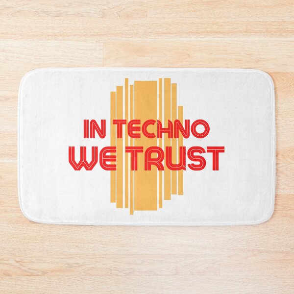 Item preview,  In techno we Trust Red Orange designed and sold by kyds.