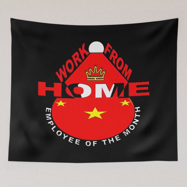 Item preview, WORK FROM HOME EMPLOYEE OF THE MONTH designed and sold by Ralek.