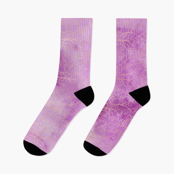 Item preview, Geometric Lotus Pattern in Lilac designed and sold by Ajna & Aura.
