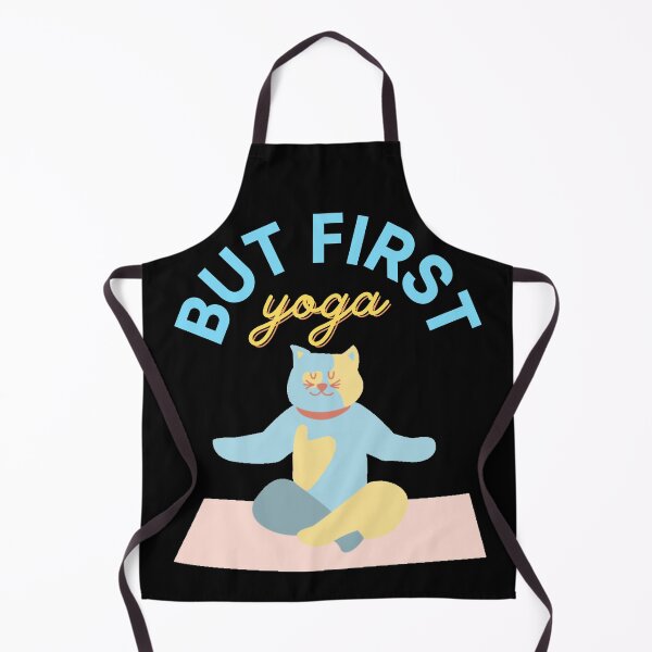 Item preview, BUT FIRST YOGA Funny Quote Meme Design designed and sold by LevelUpMerch.