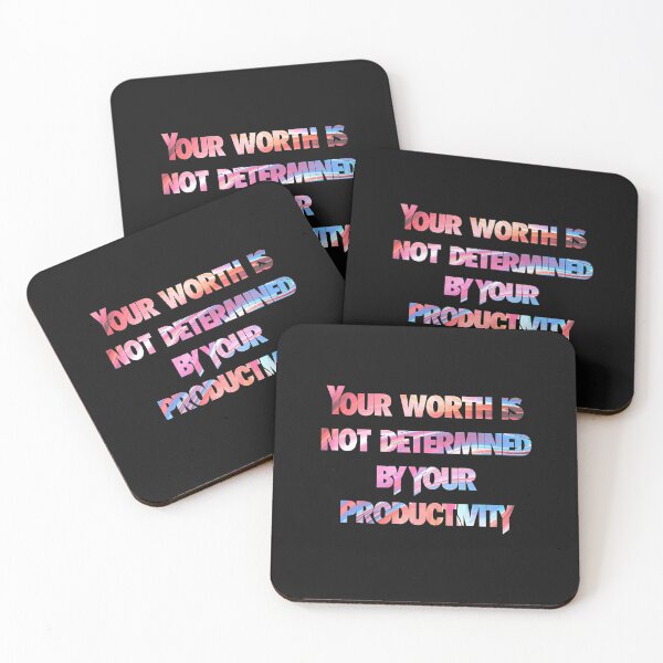 Item preview, Your worth is not determined by your productivity designed and sold by DesignsofNote.