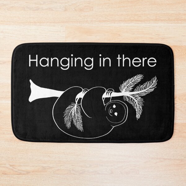 Item preview, Hanging in there positivity baby sloth designed and sold by felinefeelings.