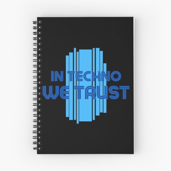 Item preview,  In techno we Trust Blue designed and sold by kyds.
