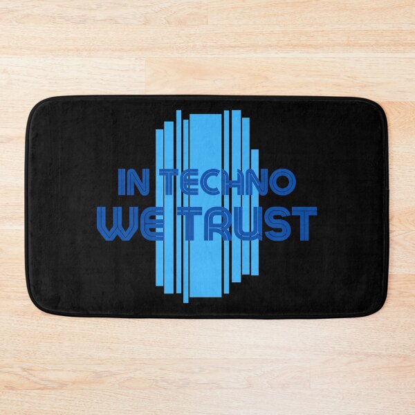 Item preview,  In techno we Trust Blue designed and sold by kyds.