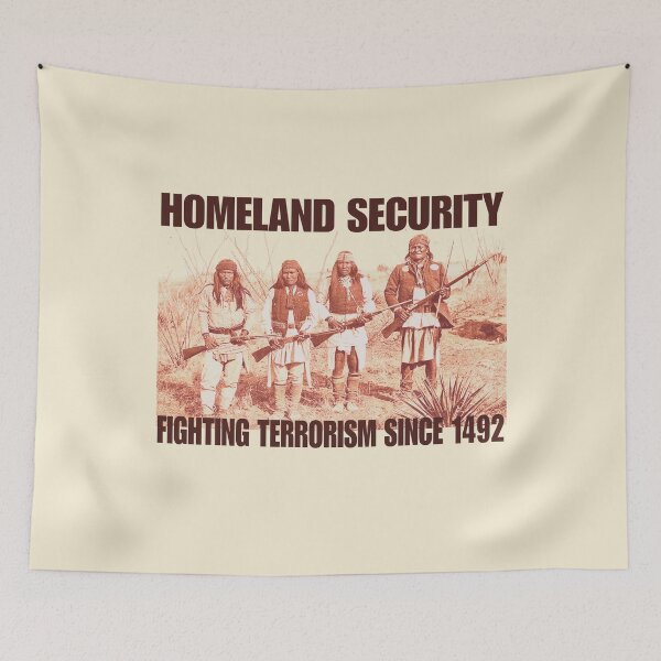 Item preview,  Homeland Security Fighting Terrorism Native American Indian  T-Shirt 2 designed and sold by CrollechJanokn.