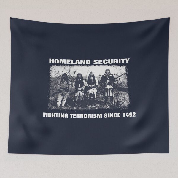 Item preview,  Homeland Security Fighting Terrorism Native American Indian  T-Shirt designed and sold by CrollechJanokn.