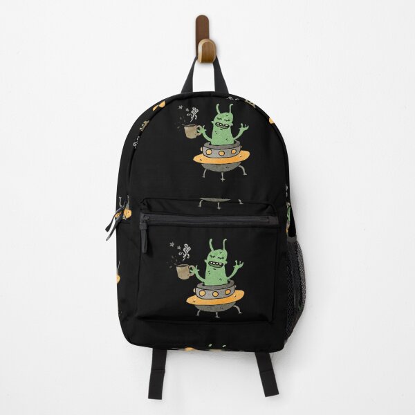 Item preview, Happy Alien the Coffee Lover designed and sold by Cosmic Dust.