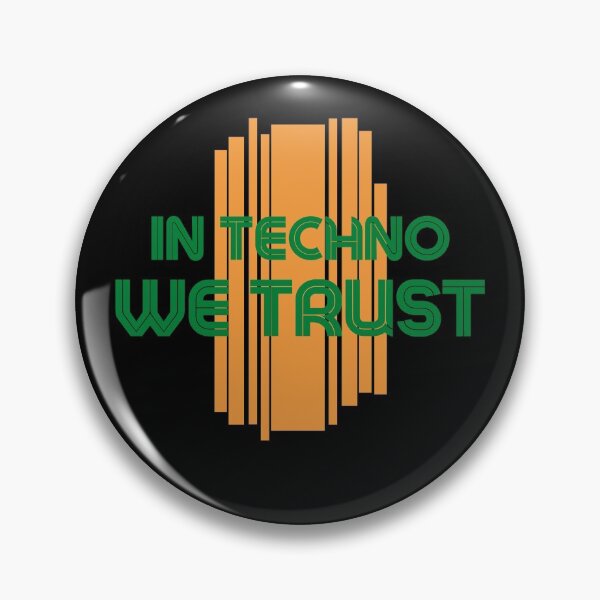 Item preview,  In techno we Trust Green Orange designed and sold by kyds.