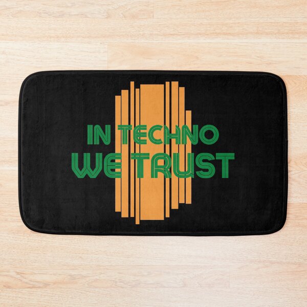 Item preview,  In techno we Trust Green Orange designed and sold by kyds.